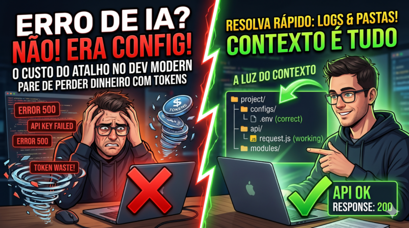 O Custo do Atalho: Como Pequenos Detalhes de Configuração Podem Comprometer o Desenvolvimento com IA